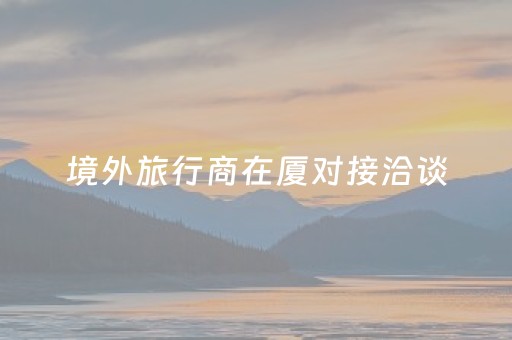 境外旅行商在厦对接洽谈