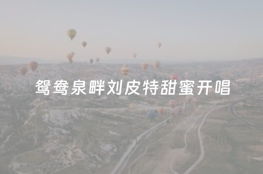 鸳鸯泉畔刘皮特甜蜜开唱