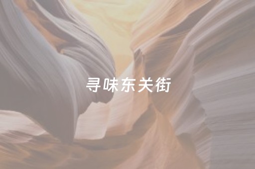 寻味东关街