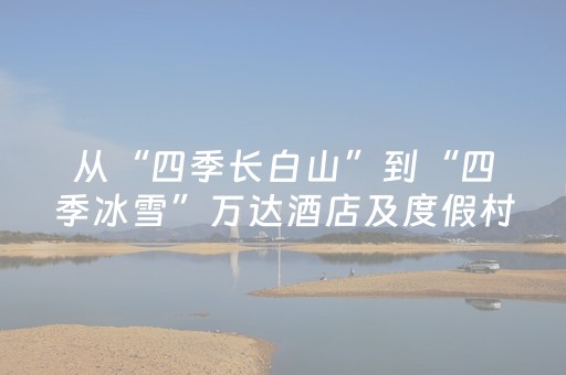 从“四季长白山”到“四季冰雪”万达酒店及度假村驶入发展快车道