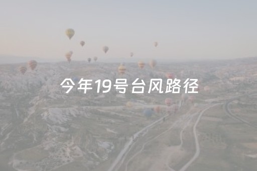 今年19号台风路径（今年19号台风路径实时图）