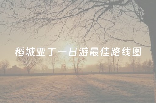 稻城亚丁一日游最佳路线图（稻城亚丁攻略自由行几日游好）