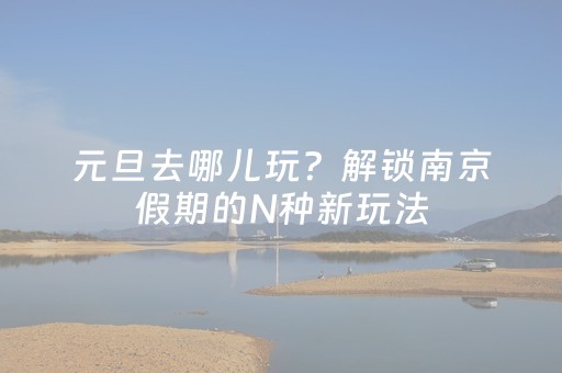 元旦去哪儿玩？解锁南京假期的N种新玩法