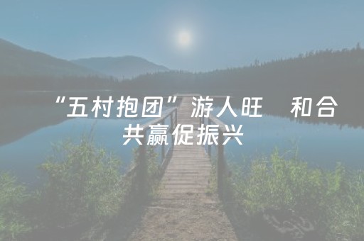 “五村抱团”游人旺　和合共赢促振兴