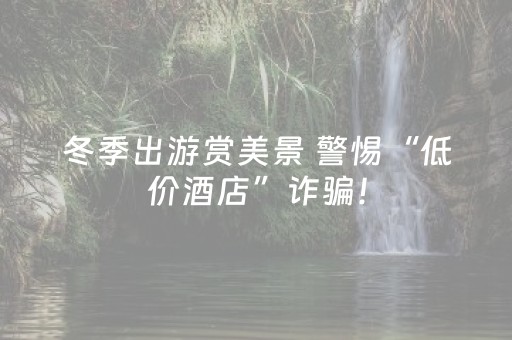 冬季出游赏美景 警惕“低价酒店”诈骗！