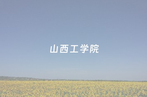 山西工学院（山西工学院教务系统）