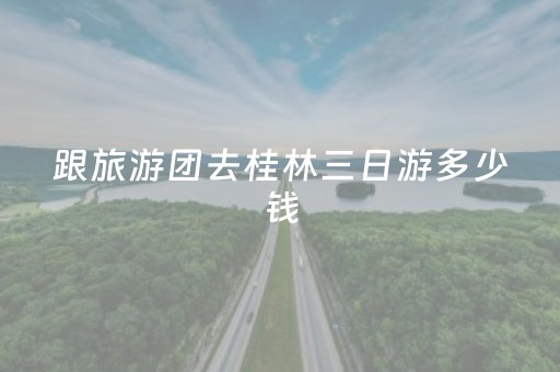 跟旅游团去桂林三日游多少钱（跟团桂林旅游3日游）