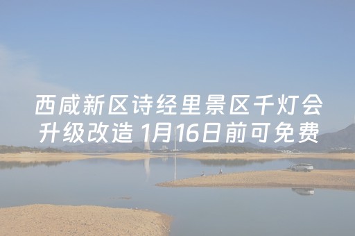 西咸新区诗经里景区千灯会升级改造 1月16日前可免费入园