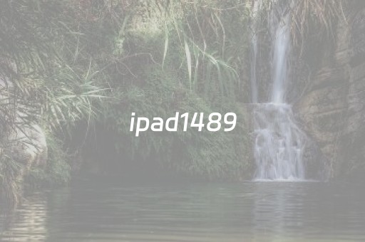 ipad1489（ipad1458是什么型号）