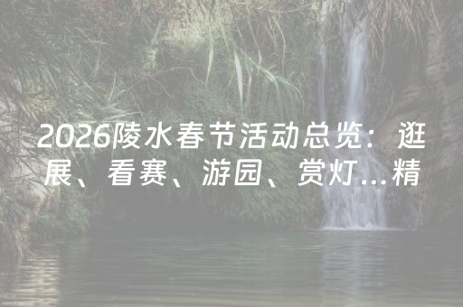 2026陵水春节活动总览：逛展、看赛、游园、赏灯…精彩不重样！