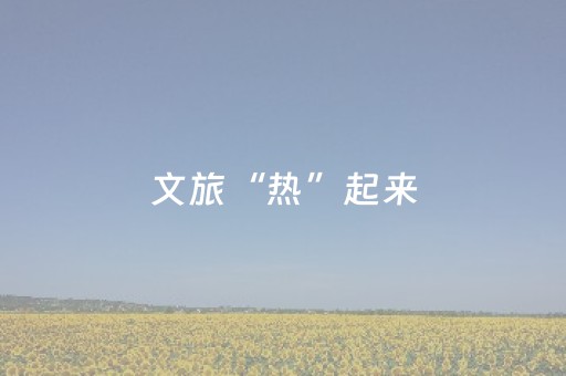 文旅“热”起来，年味才更“活”