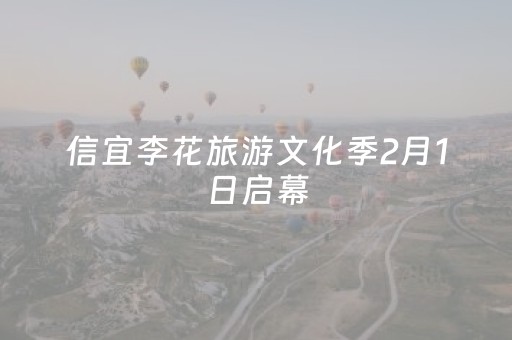 信宜李花旅游文化季2月1日启幕，最佳赏花期来啦！