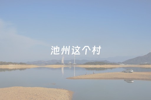 池州这个村，迎来大批游客打卡！