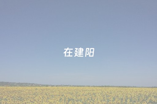 在建阳，解锁油菜花的N种打开方式