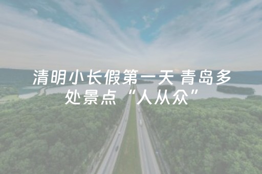 清明小长假第一天 青岛多处景点“人从众”