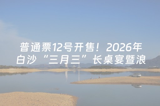 普通票12号开售！2026年白沙“三月三”长桌宴暨浪漫黎苗情歌会别再错过！