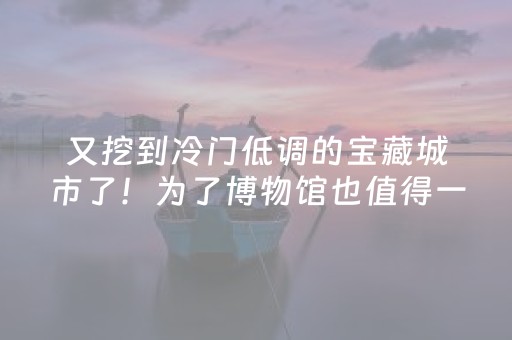 又挖到冷门低调的宝藏城市了！为了博物馆也值得一来再来！