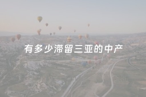 有多少滞留三亚的中产，被自己「穷笑了」？