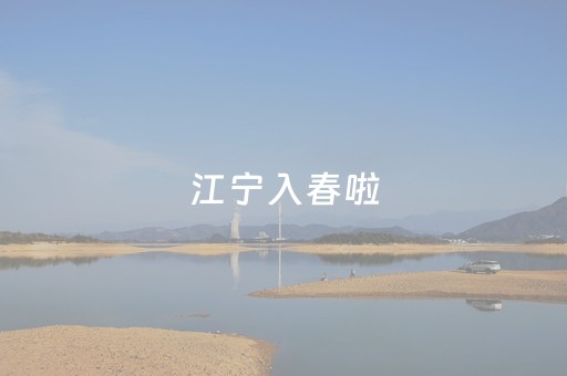 江宁入春啦