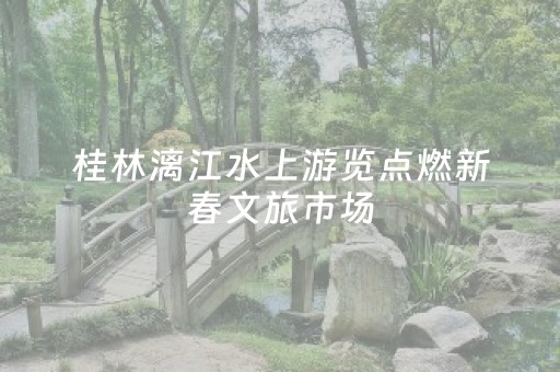 桂林漓江水上游览点燃新春文旅市场