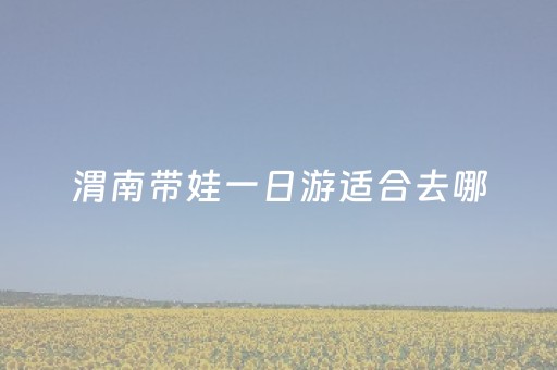 渭南带娃一日游适合去哪（渭南适合孩子玩的旅游地方）