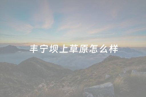 丰宁坝上草原怎么样（丰宁坝上草原收费标准）